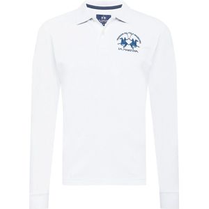 Poloshirt - Wit - Long Sleeve - Classic Fit