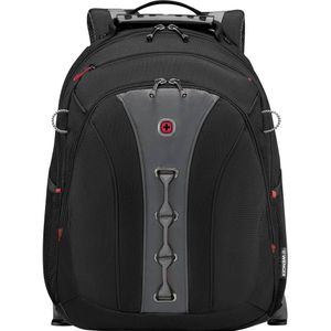 WENGER Rugzak met laptopvak Legacy 16'' Computer Backpack Black / Grey Zwart Grijs