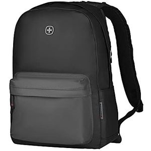 Wenger 606968 Photon 14' Water-Resistant Laptop Backpack, Padded Laptop Compartment with Lockable Zippers in Black (18 litres)