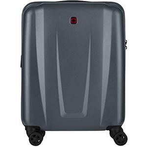 WENGER Zenyt 40L - 4-wielen cabinebagage 55 cm, Turbulence Grijs, Eén maat, Koffer