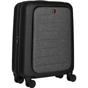 WENGER Trolley met laptopvak Syntry Carry-On Case with Laptop Compartment Black / Heather Grey Zwart Grijs 47cm