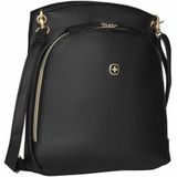 Wenger LeaSophie Messenger Bag schoudertas, tablet t/m 10 inch, 6 l, dames vrouwen, zakelijk uni school reizen, zwart