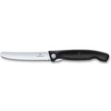 Victorinox Swiss Classic tomatenmes inklapbaar - 11cm - kartel - zwart