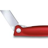 Victorinox Swiss Classic tomatenmes inklapbaar - 11cm - RVS - rood