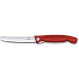 Victorinox Swiss Classic tomatenmes inklapbaar - 11cm - RVS - rood