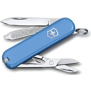 Victorinox Taschenmesser Classic SD Colors (7 Funktionen, Klinge, Schere, Nagelfeile), klein, Blister Summer Rain 58 mm