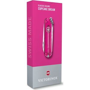 Victorinox Classic SD Transparent zakmes - Cupcake Dream - 7 functies