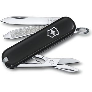 Victorinox Taschenmesser Classic SD Dark Illusion (7 functies, Klinge, Schere, Nagelnagel), klein