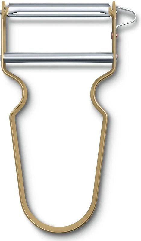 Victorinox REX Peeler - Iconische Dunschiller - Ultra-Scherp - Ergonomisch - Aluminium - Cashew