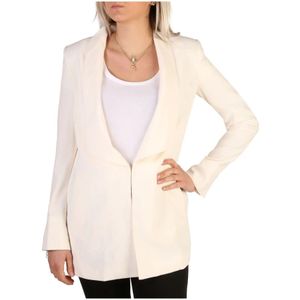 Guess - Blazer - Wit - 100% Polyester - Knoopsluiting - Lange Mouwen