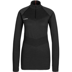 Mammut - Trift - Lange Mouw T-shirt - Zwart - Merinowol/Polyamide