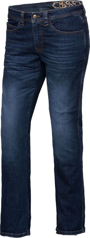 Motorjeans - Slim Fit - Blauw - Stretchstof - Met Bescherming