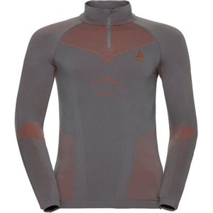 Odlo - Turtleneck - Coltrui - Steel Grey - Orangeade