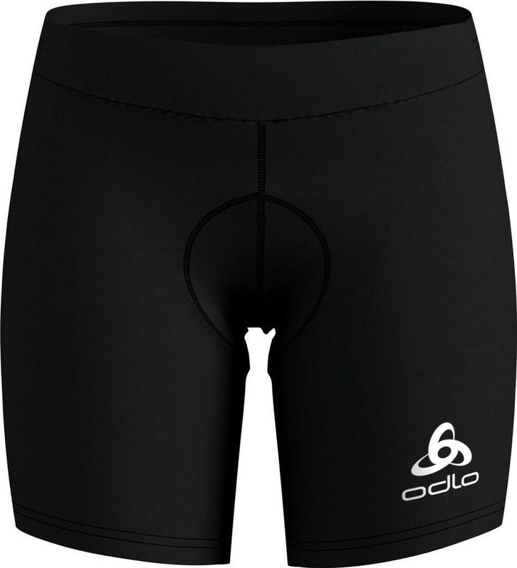Fietsbroek Odlo Womens Tights Short Breeze Black