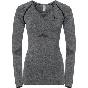 Odlo Suw Top Crew Neck L S Performance Light Sportshirt Dames - Grey Melange