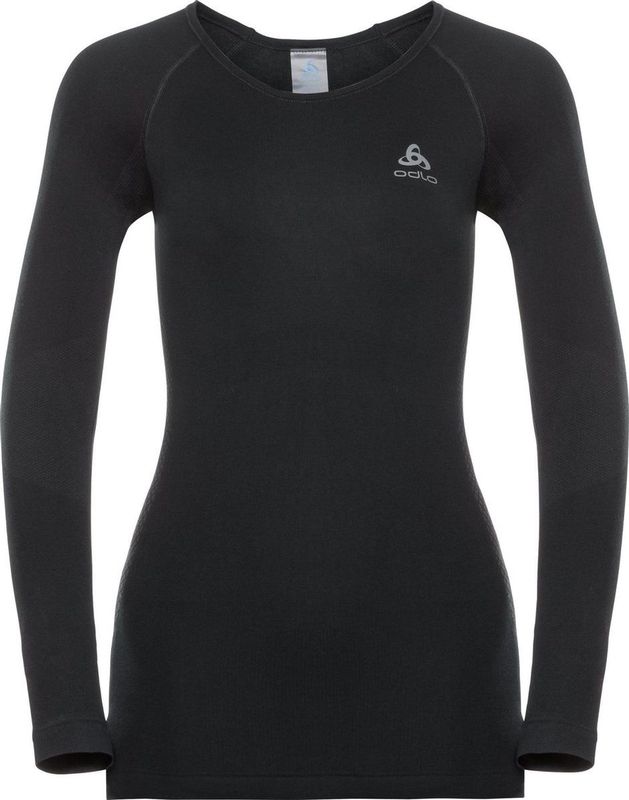 Odlo Suw Top Crew Neck L S Performance Warm Sportshirt Dames - Black