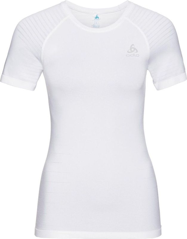 Odlo - Performance Light - Sportshirt - White - Naadloos - Korte Mouwen