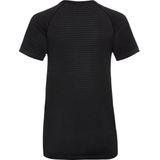 Odlo - SUW Top Crew Neck S/S - Sportshirt - Zwart - Polyester