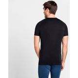 Odlo - SUW Top Crew Neck S/S - Sportshirt - Zwart - Polyester