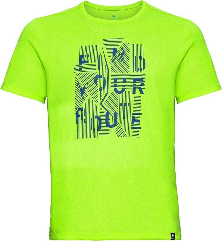 Odlo Shirt Ronde Hals Korte Mouwen MILLENNIUM ELEMENT GROEN