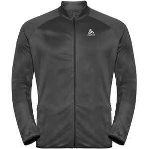 Odlo Midlayer Full Zip Fli Ceramiwarm 542142 Black/Odlo Graphite Grey/Stripes-S