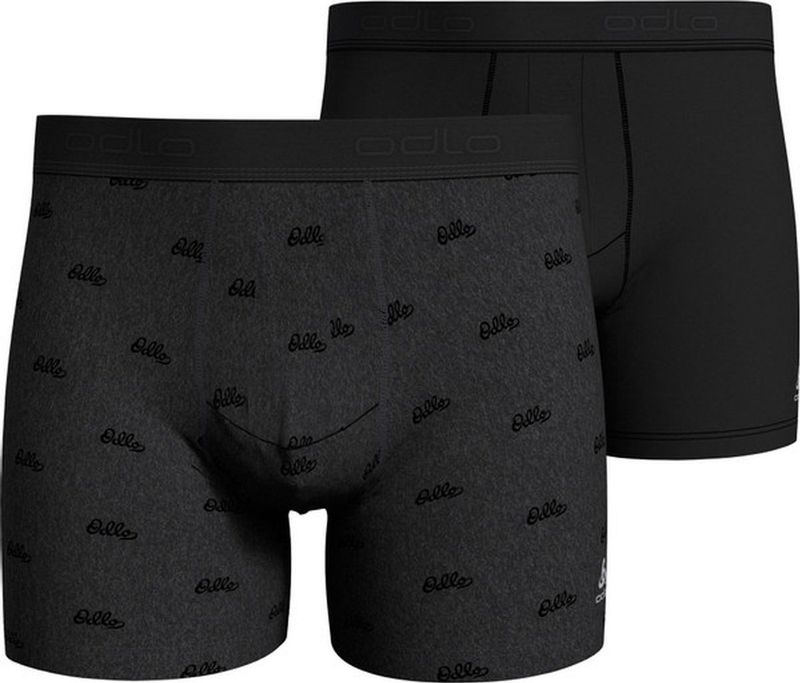 Odlo - Active Everyday Eco - Boxer - Zwart - 2-Pack - Duurzaam Materiaal