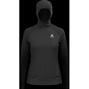 ODLO - Zeroweight Ceramiwarm - Hoodie - Zwart - Technisch Jersey Jacquard
