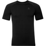 Odlo Shirt Korte Mouwen Performance Warm ECO ZWART