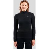 Odlo - BL Top Turtle Neck LS Half Zip Active - Ondershirt - Black - 100% Gerecycled Polyester