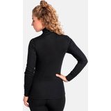 Odlo - BL Top Turtle Neck LS Half Zip Active - Ondershirt - Black - 100% Gerecycled Polyester