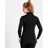 Odlo W BL TOP Turtle neck l s ACTIVE WARM Thermoshirt Dames -Zwart
