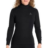 Odlo W BL TOP Turtle neck l s ACTIVE WARM Thermoshirt Dames -Zwart