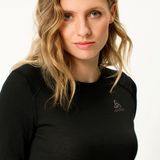 Odlo - Active Warm Eco - Ondershirt - Zwart - 100% Gerecycled Polyester