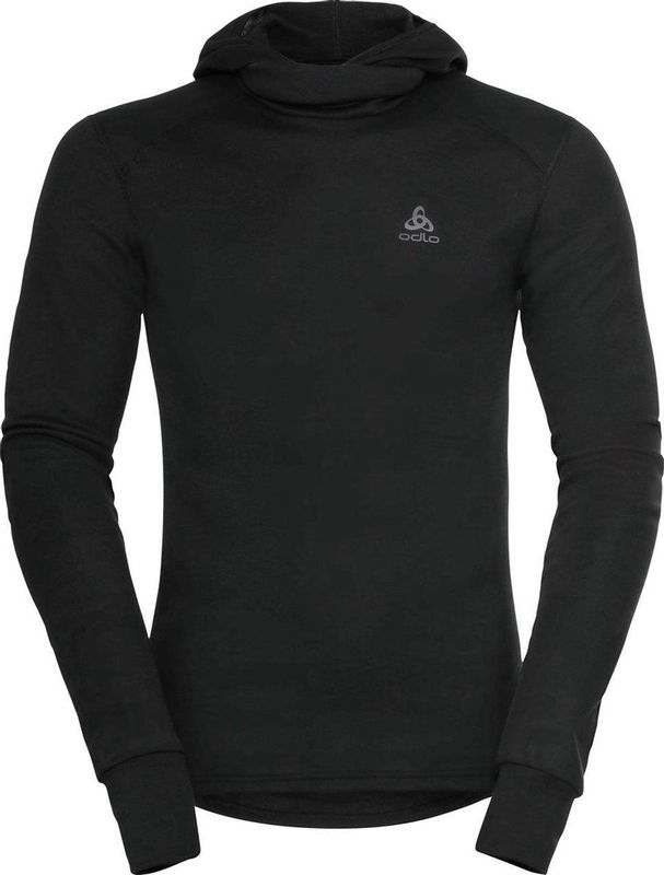 Odlo Active Warm Eco Basislaag Met Lange Mouwen En Gezichtsmasker Zwart S Man