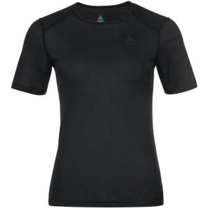 Odlo - Bl Top Crew Neck S/S Active Warm Eco - Thermoshirt - Zwart - 100% Gerecycled Polyester