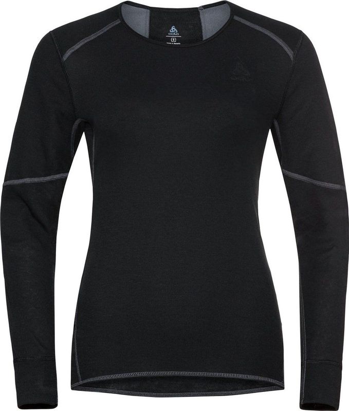 Odlo - Active X-Warm Eco - Lange Mouwen Basislaag - Zwart - Gerecycled Polyester