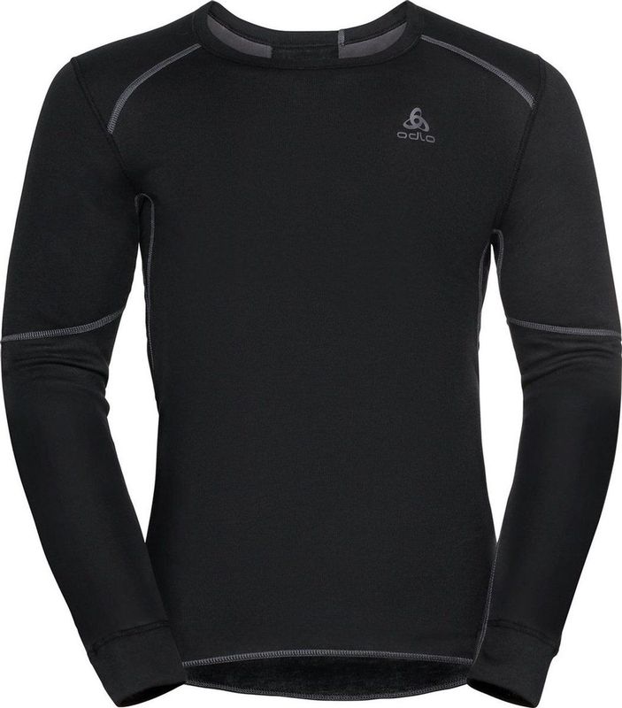 Odlo - BL Top Crew Neck LS Active X-Warm Eco - Ondershirt - Black - 100% Gerecycled Polyester
