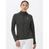 Vest Odlo Women Hoody Midlayer Run Easy 365 Black Melange