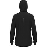 Vest Odlo Women Hoody Midlayer Run Easy 365 Black Melange