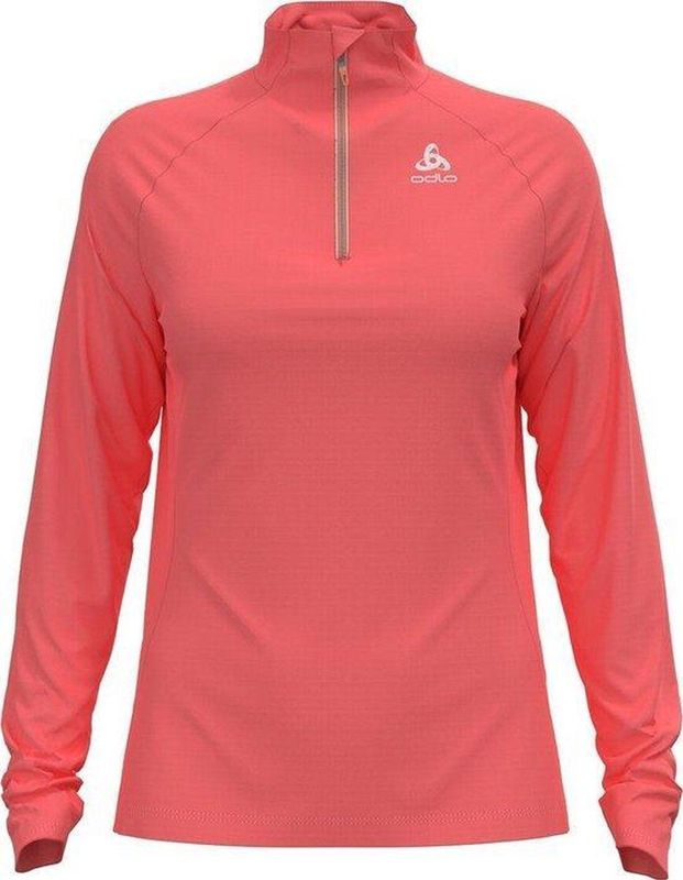ODLO - Midlayer Essential 1/2 Zip Dames - Siesta - Polyester