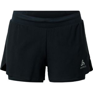 ODLO Zeroweight 2in1 Short 3'' Dames - zwart