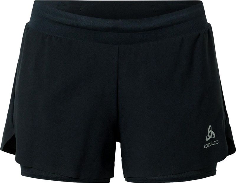 ODLO Zeroweight 2in1 Short 3'' Dames - zwart