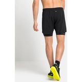 ODLO Zeroweight 2in1 Short 5'' Heren - Sportbroeken - zwart - Mannen