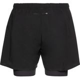 ODLO Zeroweight 2in1 Short 5'' Heren - Sportbroeken - zwart - Mannen