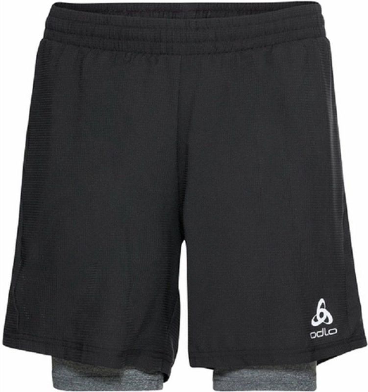 Odlo - Run Easy 7 Inch - Sportbroek - Zwart - Grijs - 100% Polyester
