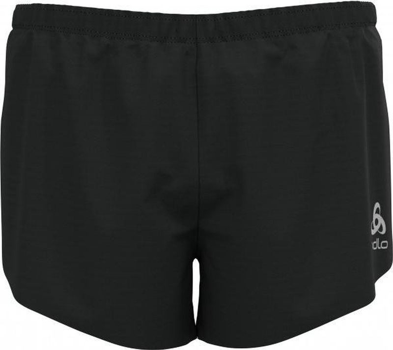 ODLO Zeroweight 3'' Split Short Heren - Sportbroeken - zwart