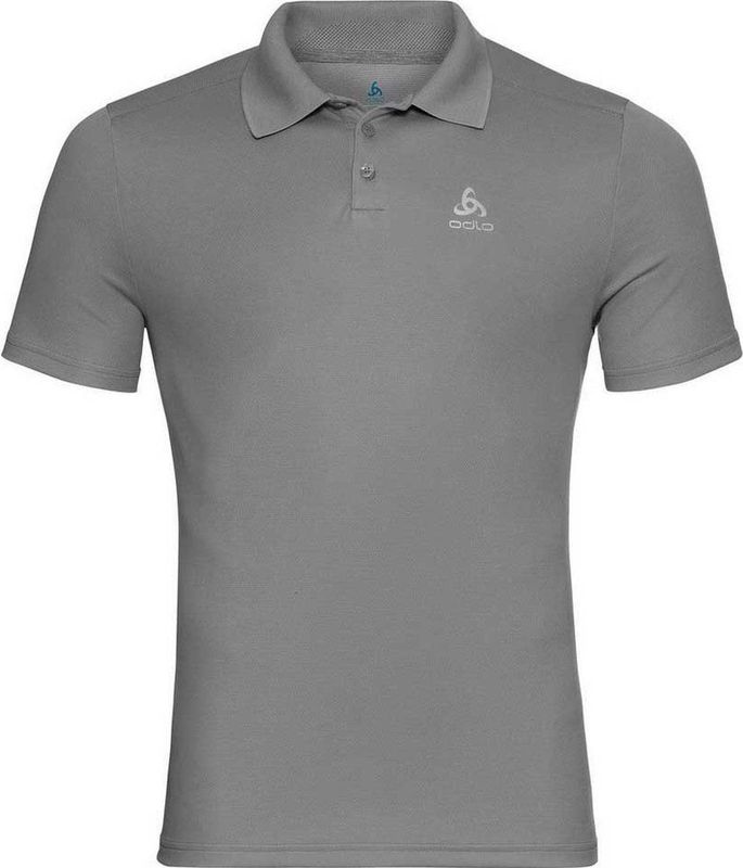 Odlo - F-Dry Poloshirt - Korte Mouwen - Zwart - 88% Polyester Gerecycled