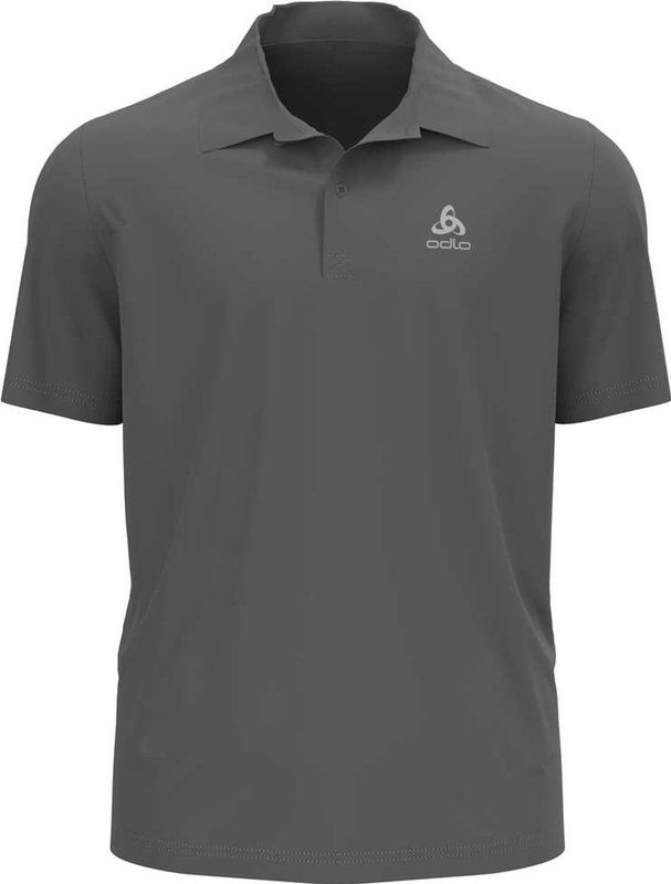 Odlo Cardada Korte Mouw Poloshirt Grijs S Man