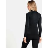 Odlo Shirt Lange Mouwen Halve Rits Performance Warm ECO ZWART