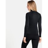 Odlo Shirt Lange Mouwen Halve Rits Performance Warm ECO ZWART